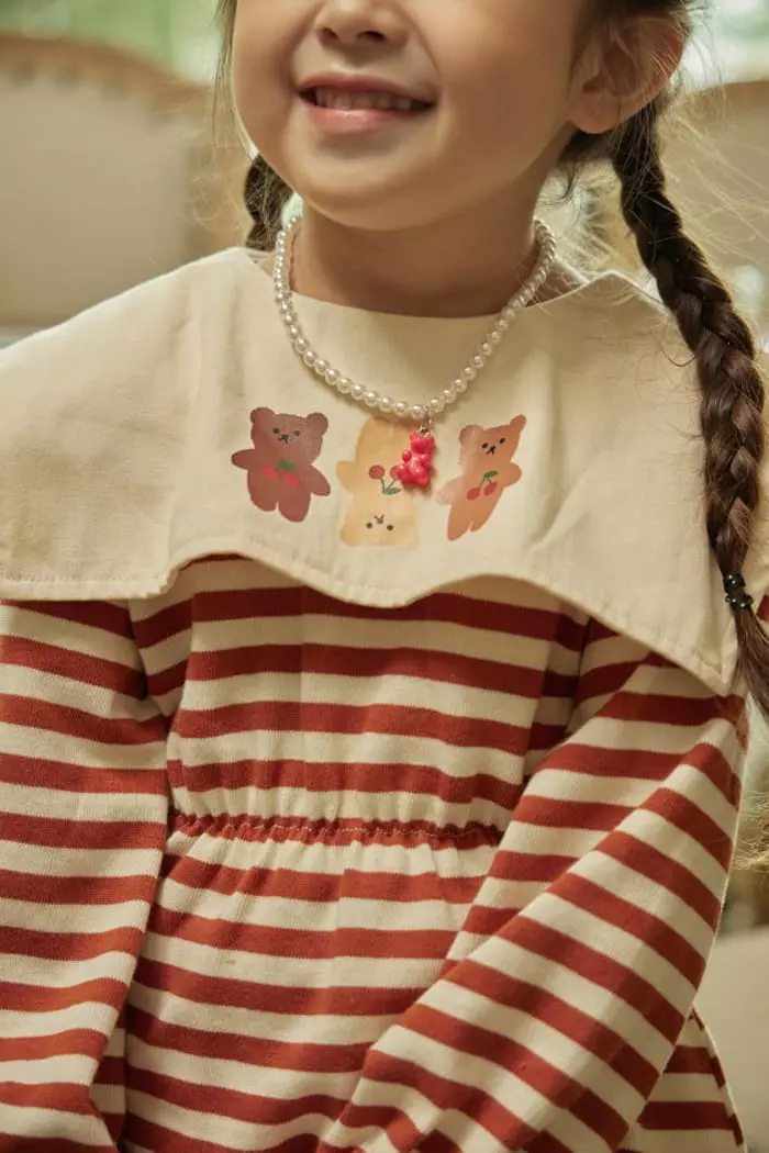 Mumunbaba - Korean Children Fashion - #kidsshorts - Sailor Bear Tee - 3