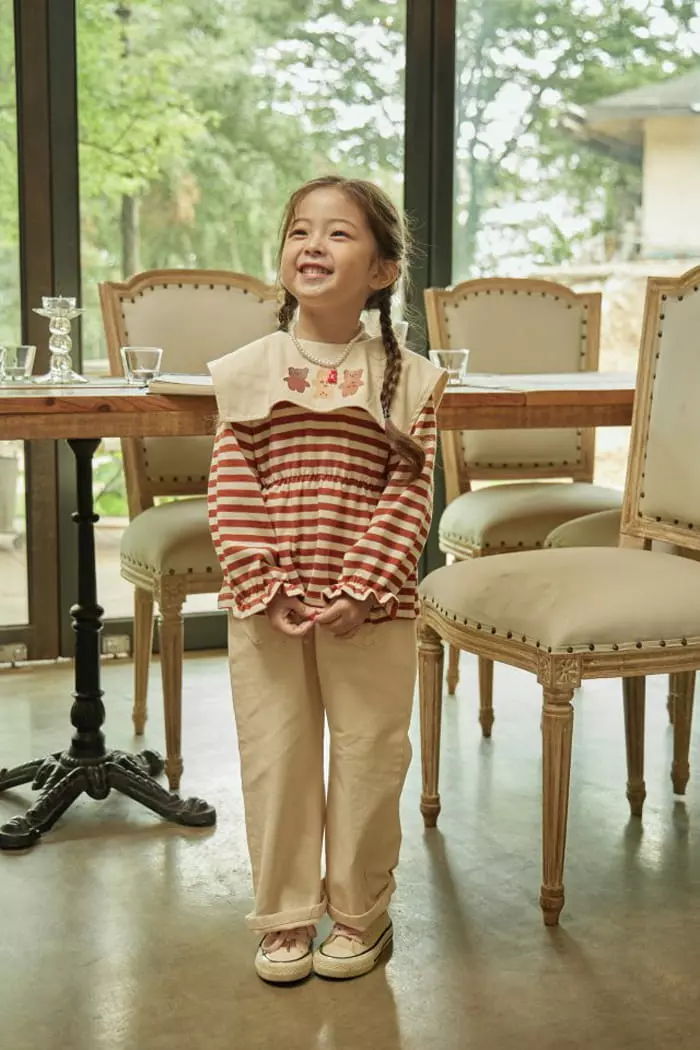 Mumunbaba - Korean Children Fashion - #kidzfashiontrend - Sailor Bear Tee - 5