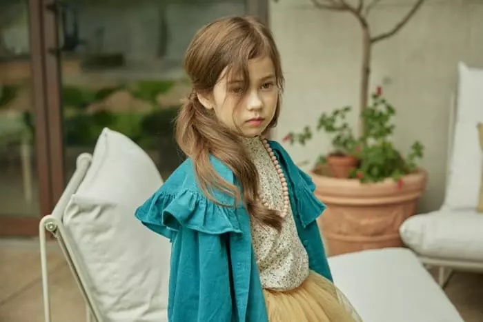 Mumunbaba - Korean Children Fashion - #kidsstore - Big Collar Rib Blouse - 4