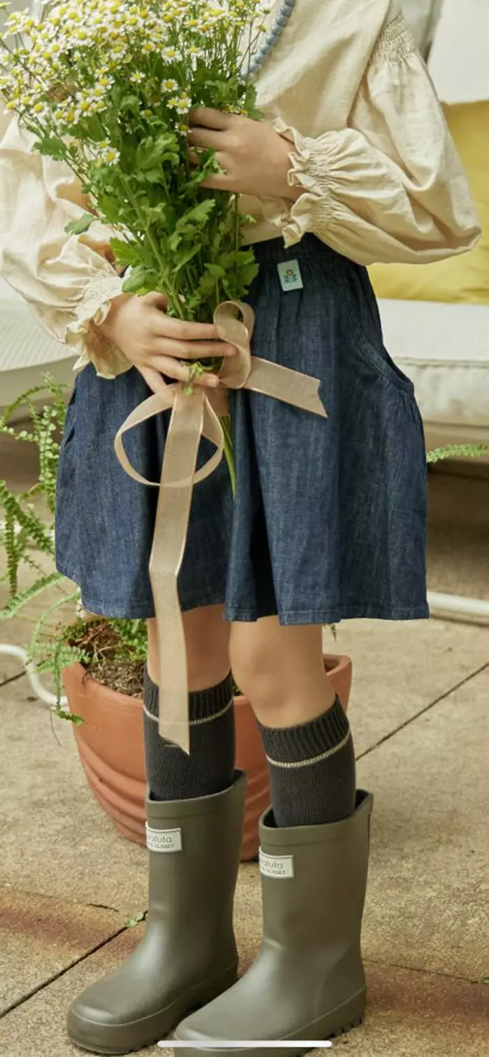 Mumunbaba - Korean Children Fashion - #kidzfashiontrend - Everywhere Denim Skrit