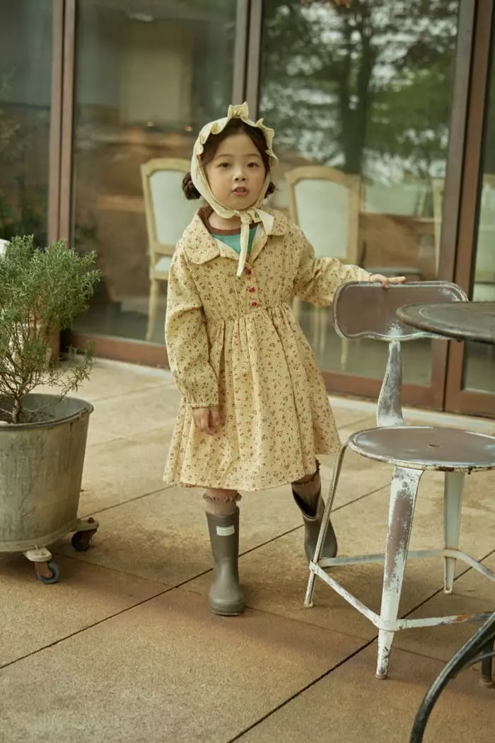Mumunbaba - Korean Children Fashion - #littlefashionista - Red Bean One-piece