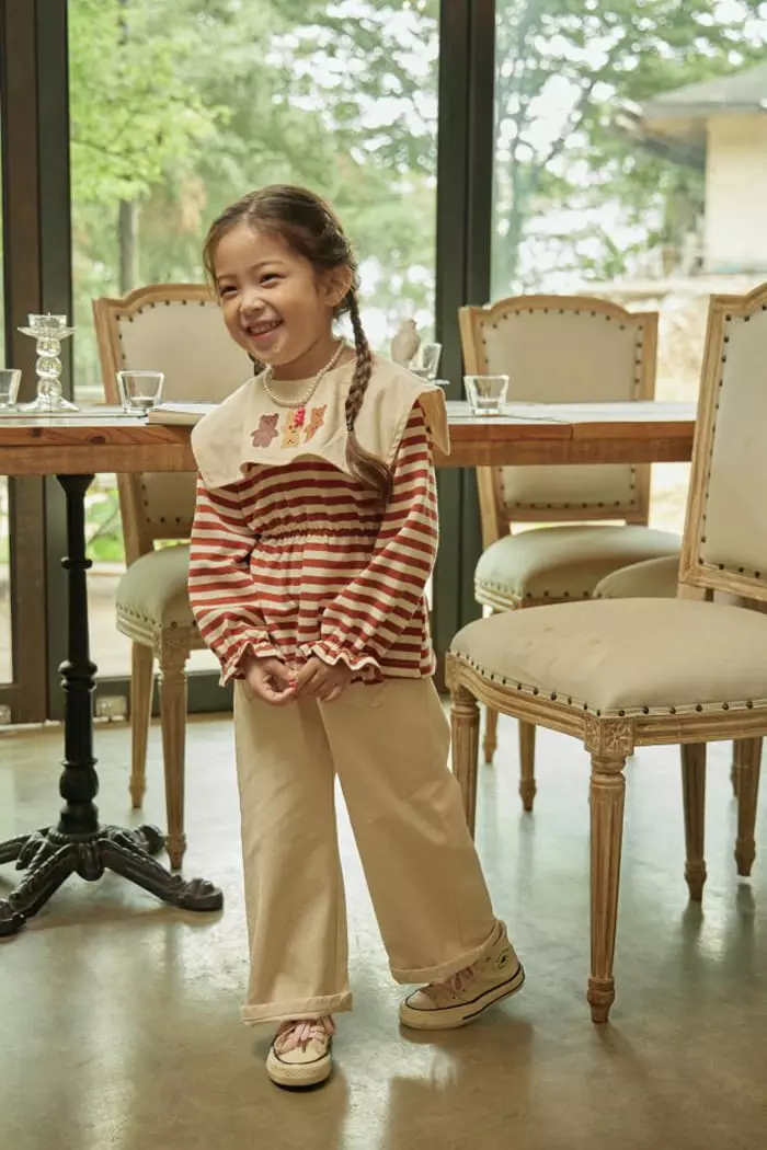 Mumunbaba - Korean Children Fashion - #littlefashionista - Sailor Bear Tee - 7
