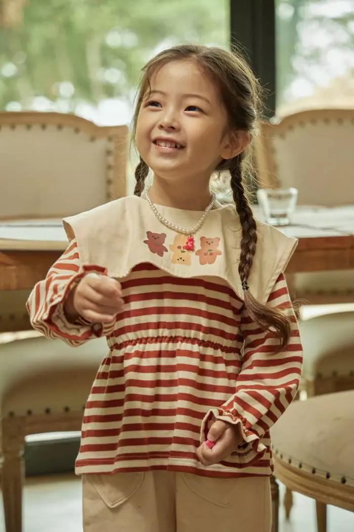 Mumunbaba - Korean Children Fashion - #magicofchildhood - Sailor Bear Tee - 8