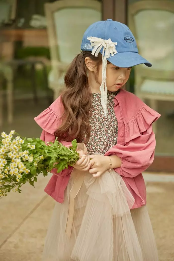 Mumunbaba - Korean Children Fashion - #prettylittlegirls - Big Collar Rib Blouse - 9