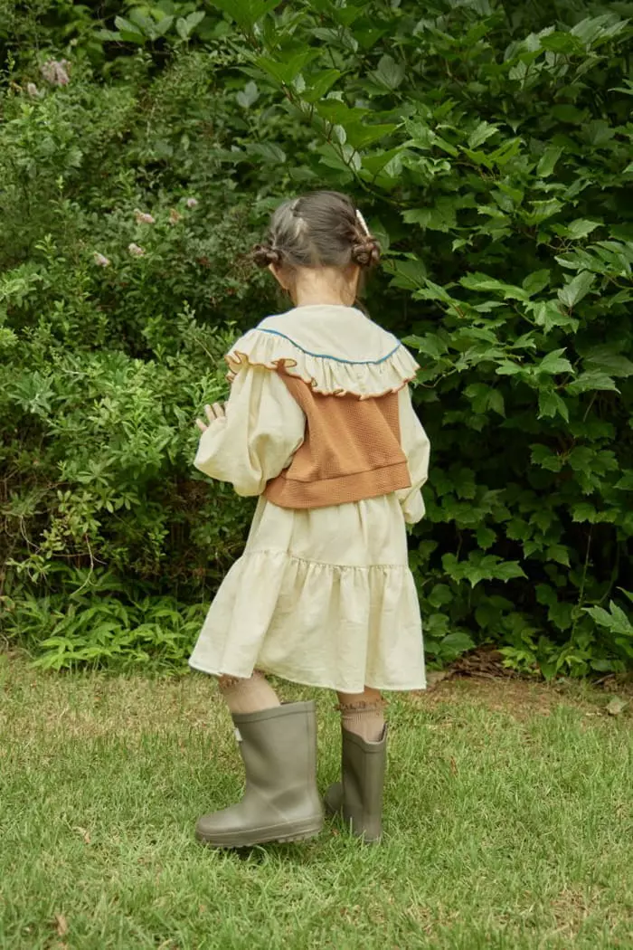Mumunbaba - Korean Children Fashion - #stylishchildhood - Smile One-pice - 5