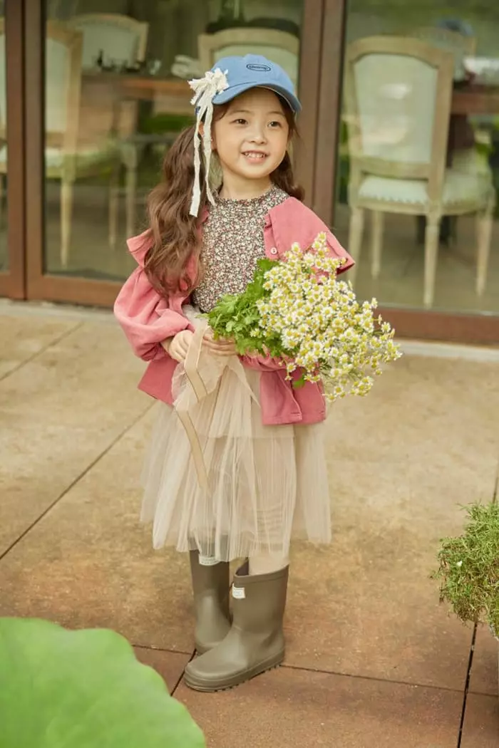 Mumunbaba - Korean Children Fashion - #stylishchildhood - Big Collar Rib Blouse - 12