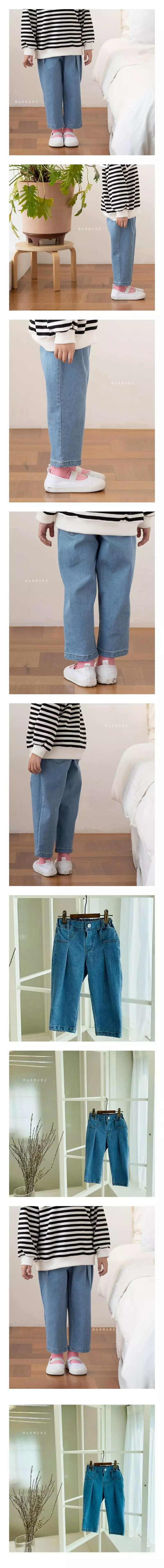 Murmure - Korean Children Fashion - #prettylittlegirls - Baggy Wrinkle Jeans
