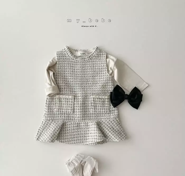 My Bebe - Korean Baby Fashion - #babyboutique - Twid One-piece - 5