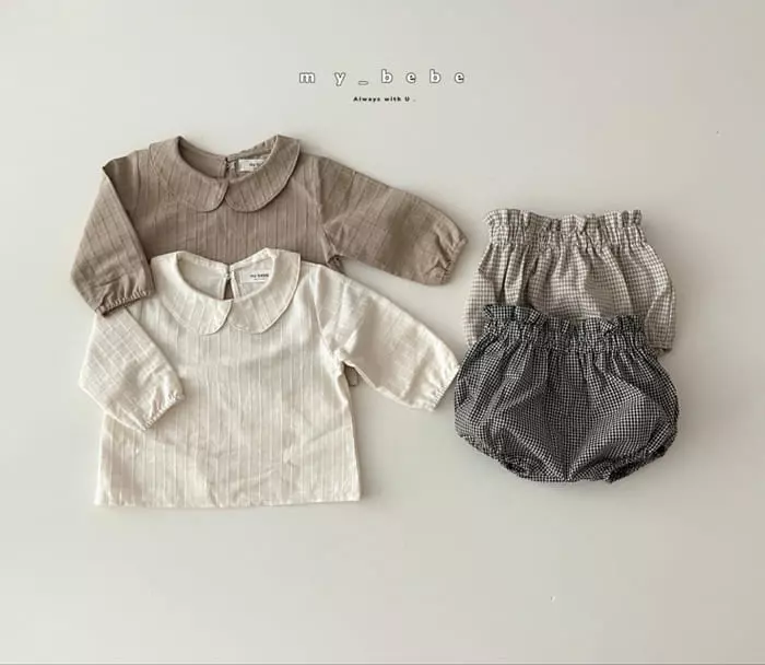 My Bebe - Korean Baby Fashion - #babyclothing - Bdovy Bloomer Set