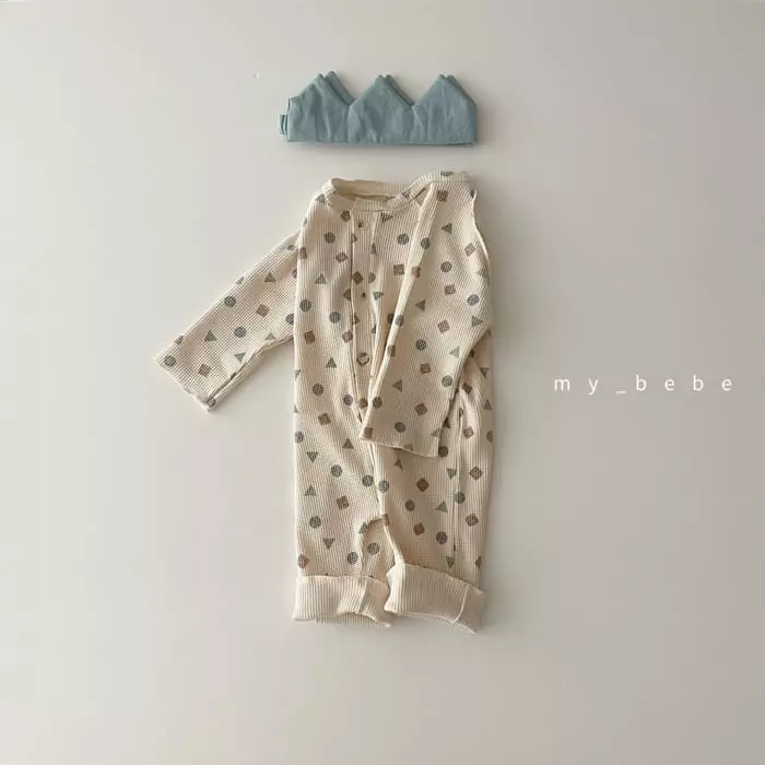 My Bebe - Korean Baby Fashion - #babyfever - Waffle Bodysuit - 8