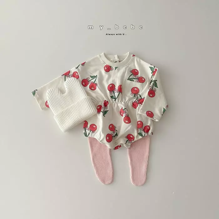 My Bebe - Korean Baby Fashion - #babyoninstagram - Paint Banding Bodysuit - 8