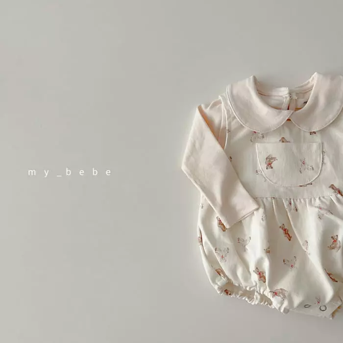 My Bebe - Korean Baby Fashion - #babyootd - Autumn Collar Tee - 6