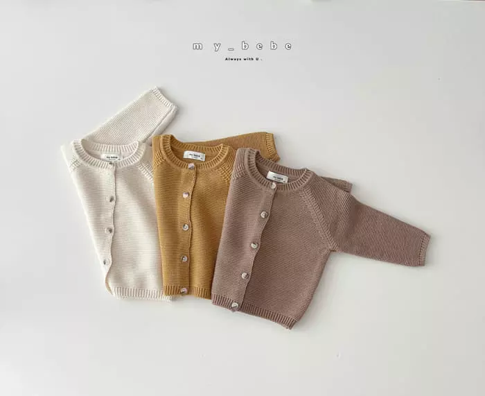 My Bebe - Korean Baby Fashion - #babyootd - Best Yangdu Cardigan - 2