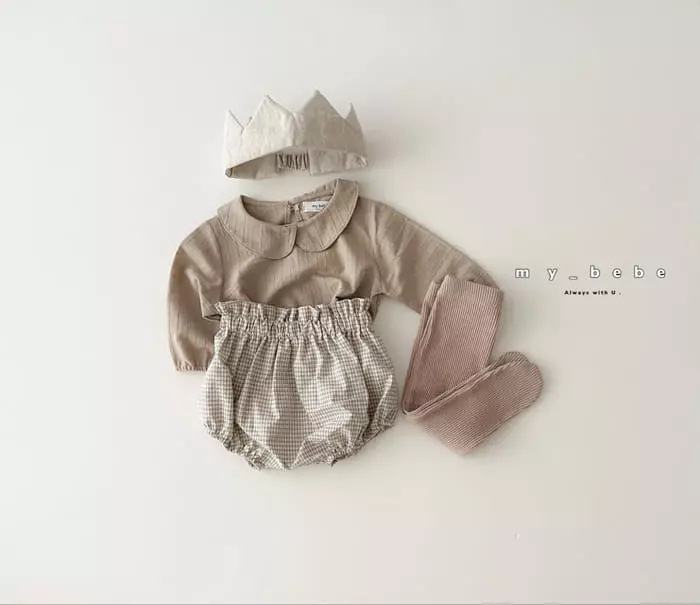 My Bebe - Korean Baby Fashion - #babyoutfit - Bdovy Bloomer Set - 8