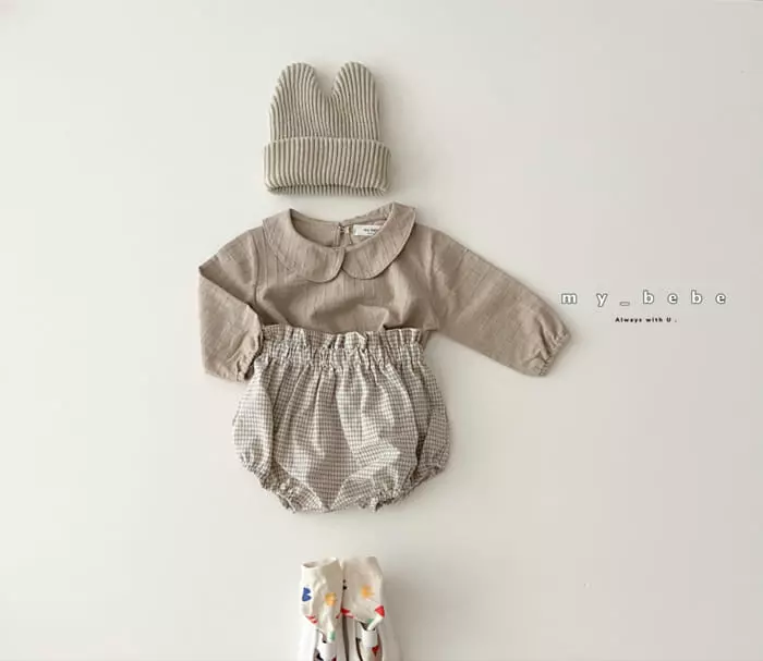 My Bebe - Korean Baby Fashion - #babyoutfit - Bdovy Bloomer Set - 9