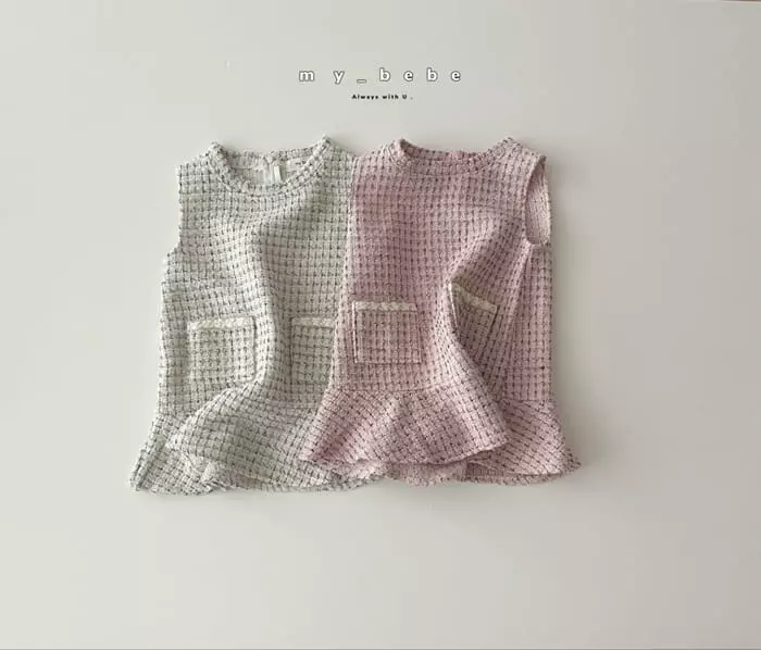 My Bebe - Korean Baby Fashion - #babyoutfit - Twid One-piece