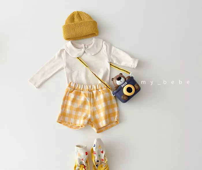 My Bebe - Korean Baby Fashion - #babyoutfit - Autumn Collar Tee - 7