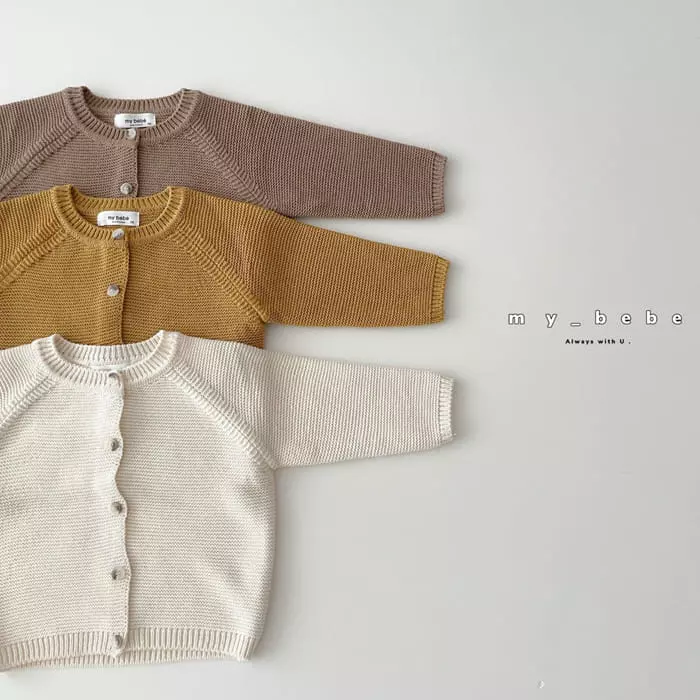 My Bebe - Korean Baby Fashion - #babyoutfit - Best Yangdu Cardigan - 3