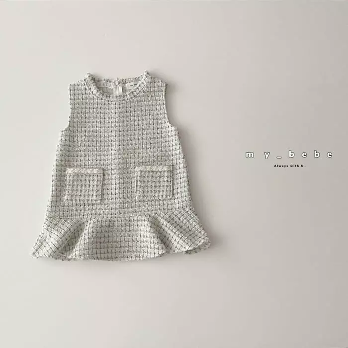 My Bebe - Korean Baby Fashion - #babywear - Twid One-piece - 2