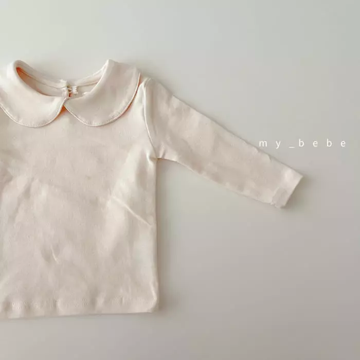My Bebe - Korean Baby Fashion - #babywear - Autumn Collar Tee - 9