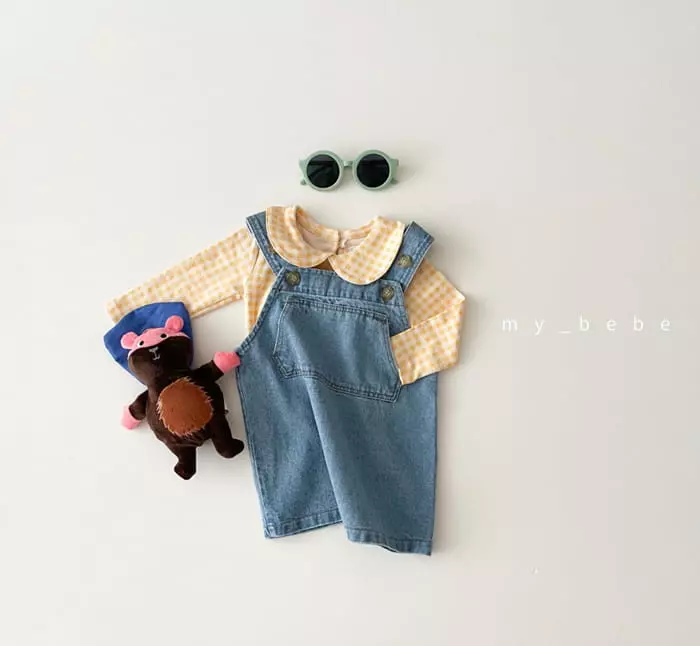 My Bebe - Korean Baby Fashion - #smilingbaby - Autumn Collar Tee - 12