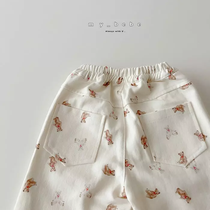 My Bebe - Korean Children Fashion - #childofig - Bear Pumpkin Pants - 9