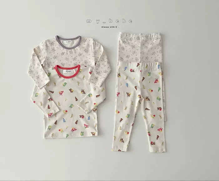 My Bebe - Korean Children Fashion - #prettylittlegirls - Easywear Set - 4