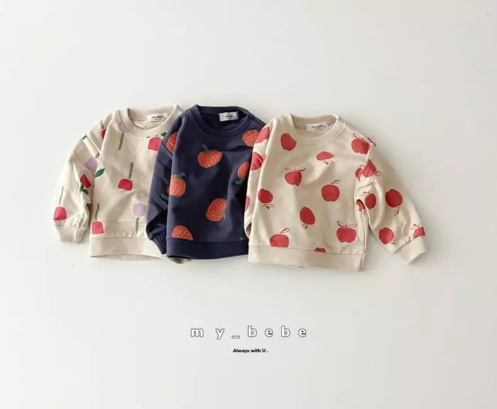 My Bebe - Korean Children Fashion - #kidsshorts - Paint Sweatshirt