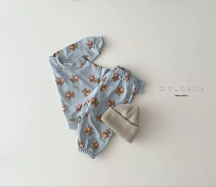 My Bebe - Korean Children Fashion - #kidsstore - Fall Top Bottom Set - 10