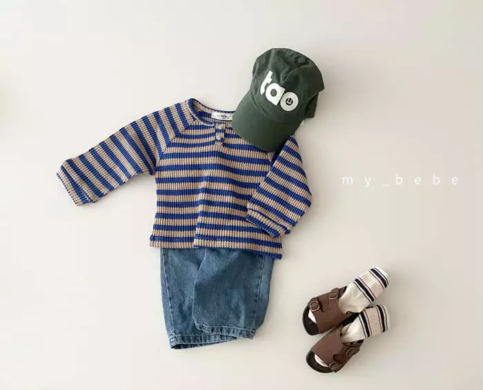 My Bebe - Korean Children Fashion - #kidsstore - Choco Waffle Danjak Tee - 3
