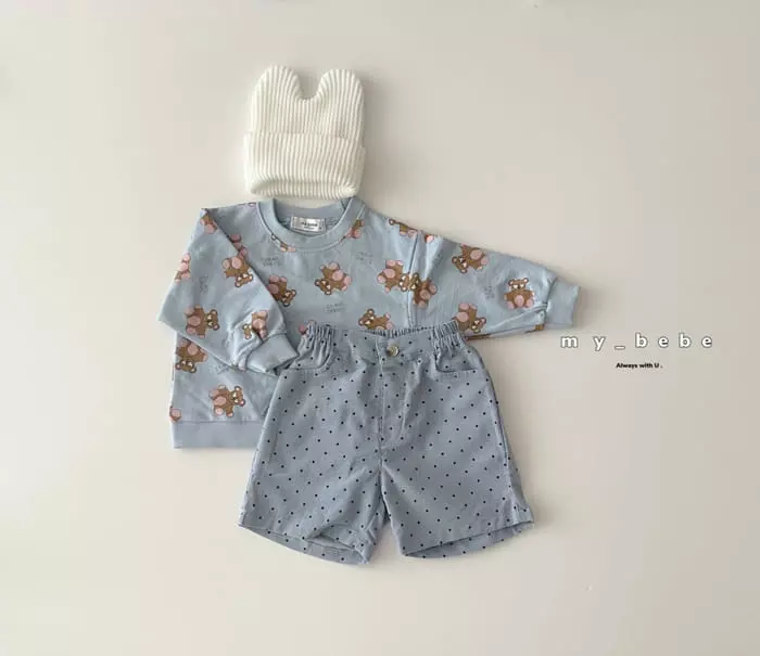 My Bebe - Korean Children Fashion - #kidzfashiontrend - Fall Top Bottom Set - 11