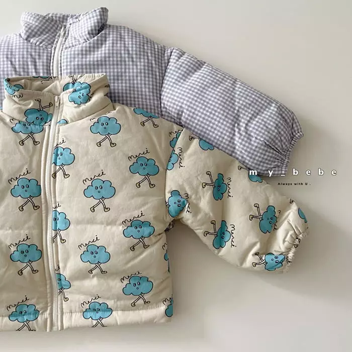 My Bebe - Korean Children Fashion - #kidzfashiontrend - Cloud Bonding Jumper - 2