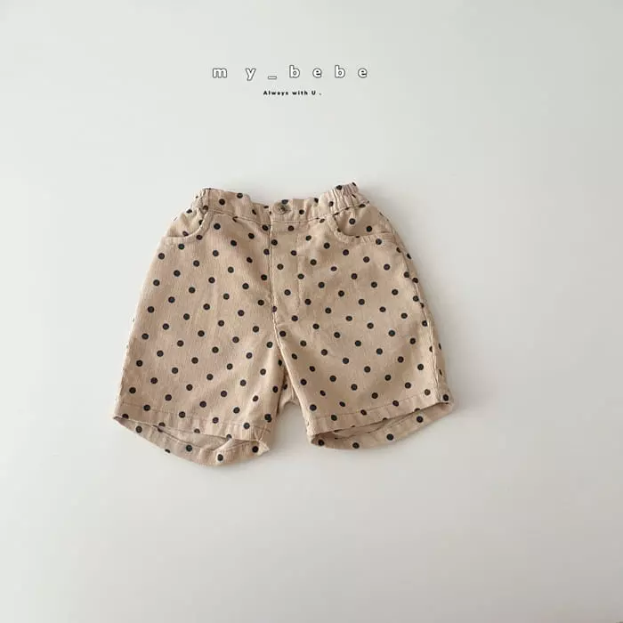 My Bebe - Korean Children Fashion - #littlefashionista - Dot Shorts - 3