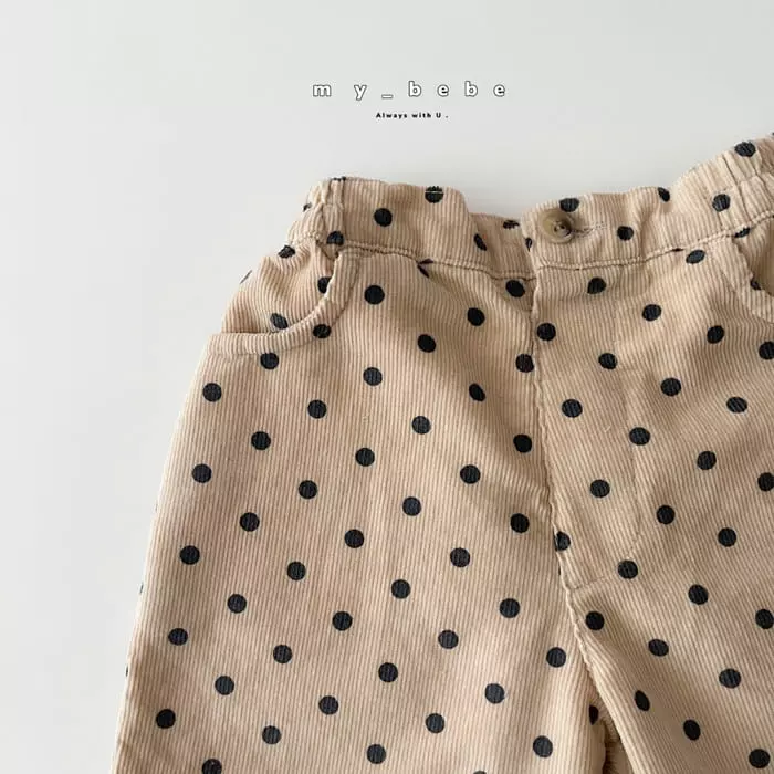 My Bebe - Korean Children Fashion - #littlefashionista - Dot Shorts - 4