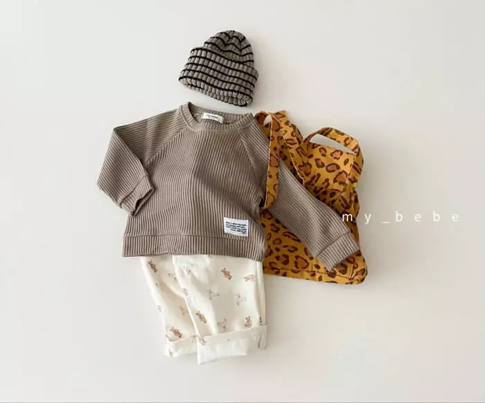 My Bebe - Korean Children Fashion - #minifashionista - Bear Pumpkin Pants - 6