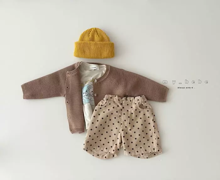 My Bebe - Korean Children Fashion - #minifashionista - Dot Shorts - 5