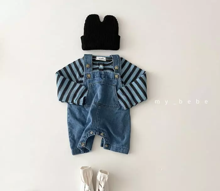 My Bebe - Korean Children Fashion - #minifashionista - Choco Waffle Danjak Tee - 8