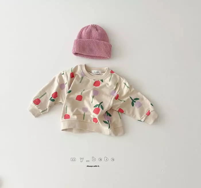 My Bebe - Korean Children Fashion - #minifashionista - Paint Sweatshirt - 7