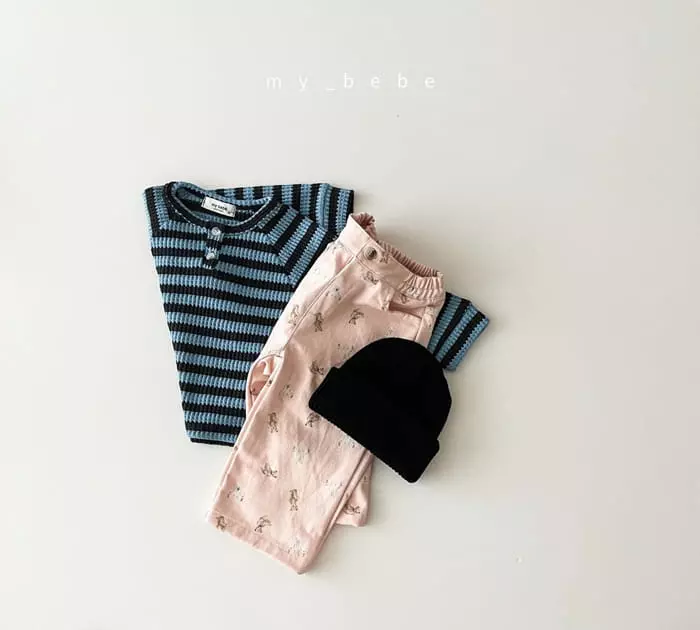 My Bebe - Korean Children Fashion - #prettylittlegirls - Choco Waffle Danjak Tee - 9
