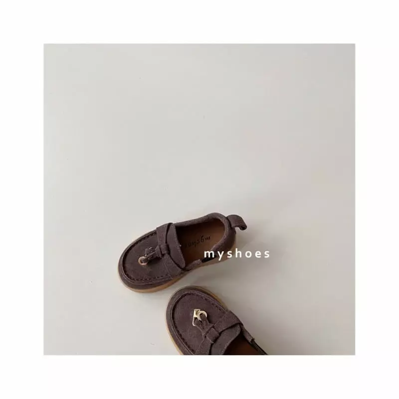 My Socks - Korean Children Fashion - #Kfashion4kids - Mocha Burn Flats - 3