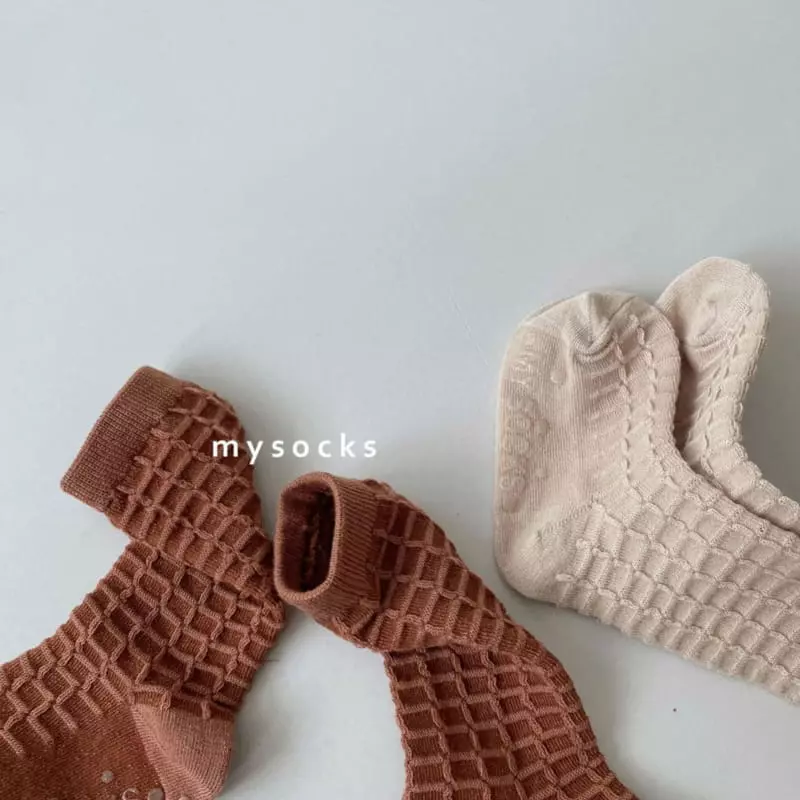 My Socks - Korean Children Fashion - #prettylittlegirls - Croiffle Socks Set - 4
