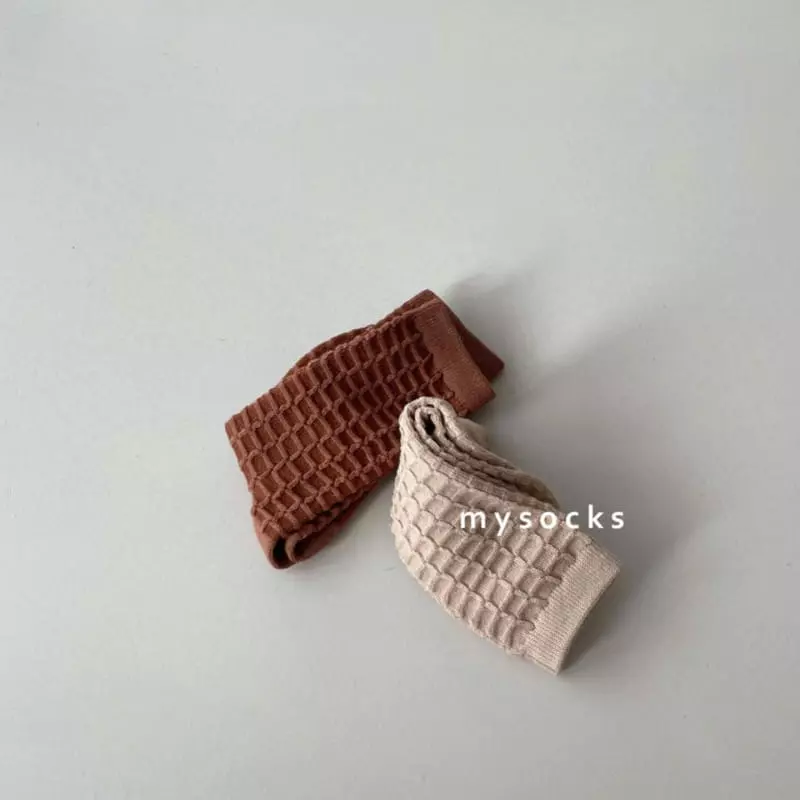 My Socks - Korean Children Fashion - #childofig - Croiffle Socks Set - 5