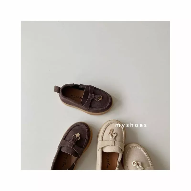 My Socks - Korean Children Fashion - #childofig - Mocha Burn Flats - 9