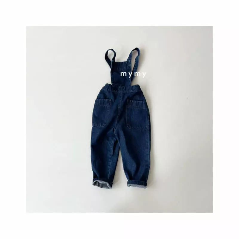 My Socks - Korean Children Fashion - #childofig - Patissier Overalls Denim - 5