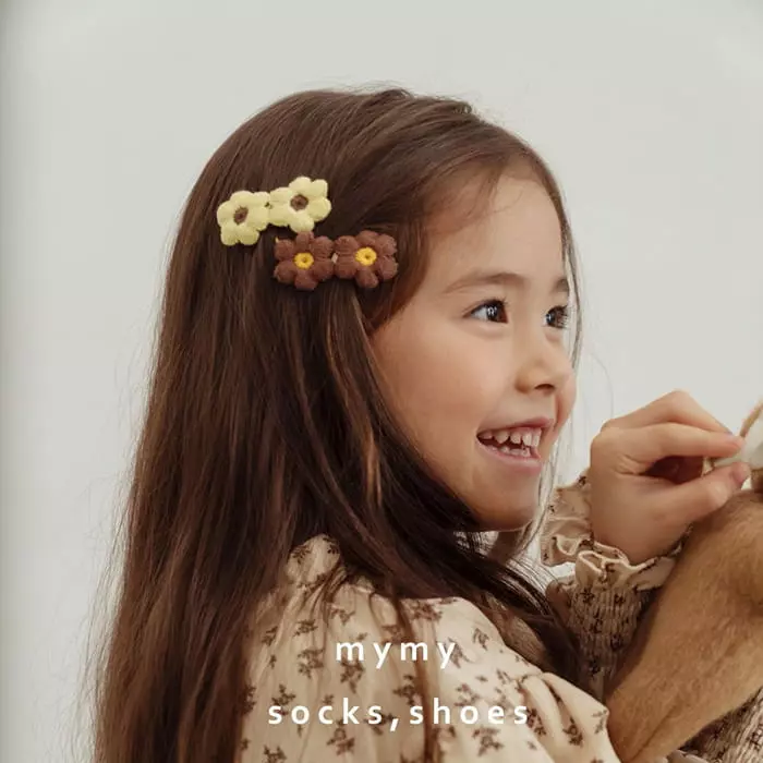 My Socks - Korean Children Fashion - #childrensboutique - Pie Hairpin Set - 3