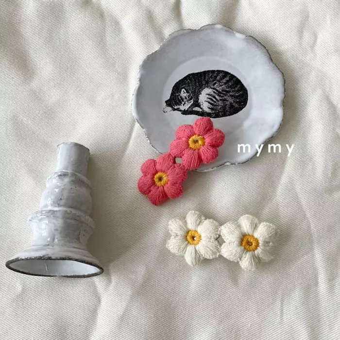 My Socks - Korean Children Fashion - #childrensboutique - Pie Hairpin Set - 4