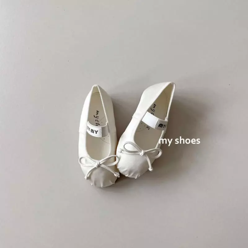 My Socks - Korean Children Fashion - #discoveringself - Chu Cream Flat - 3