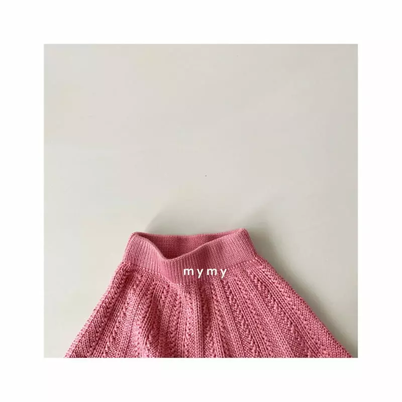 My Socks - Korean Children Fashion - #discoveringself - Apricot Zam Knit Skirt - 7