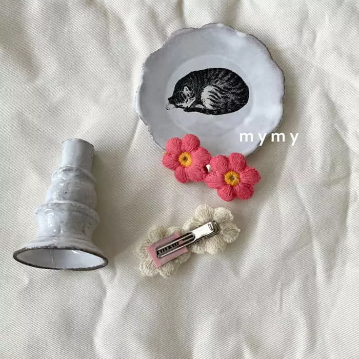 My Socks - Korean Children Fashion - #discoveringself - Pie Hairpin Set - 5