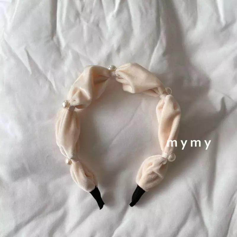 My Socks - Korean Children Fashion - #fashionkids - Cream Hairband - 2